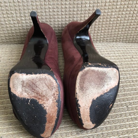 Louis Vuitton Women's Suede Chelsea Button Peep - Picture 10 of 15